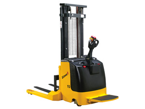 XEK Gerbeur électrique à fourches recouvrantes avec enjambeur