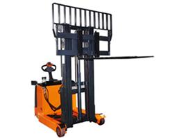 Electric Reach Truck with Wider Fork Carriage or Load Backrest